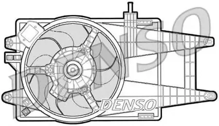 DENSO DER09040 Вентилятор рад.охлажд. FI PUNTO 55 ACY 1.2I 8V AC (1097-)