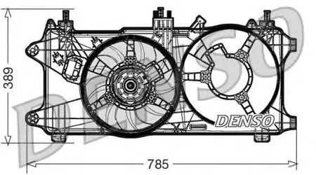 DENSO DER09084 Вентилятор двигателя