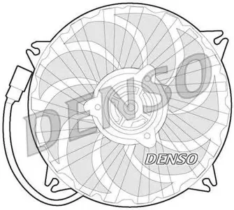 DENSO DER21017 Вентилятор радиат. охл. двиг.