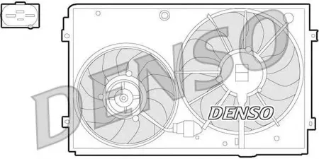 DENSO DER32011 Вентилятор радиатора