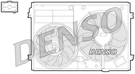 DENSO DER32012 Вентилятор радиат. охл. двиг.