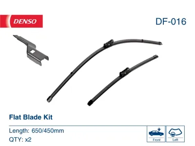 DENSO DF016 Щетка стеклоочистителя  бескаркасная 650450mm (ком-кт)