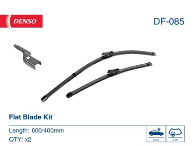 DENSO DF085 комплект бескаркасных щёток стеклоочистителя 600мм 400мм