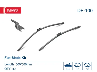 DENSO DF100 Щетка стеклоочистителя  комплект 600500mm (ком-кт)