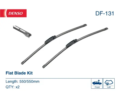 DENSO DF131 Щетка стеклоочистителя  , универсальная