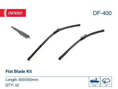 DENSO DF400 Щетка стеклоочистителя  бескаркасная 600550mm (ком-кт)