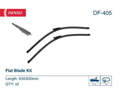 DENSO DF405 Щетка стеклоочистителя  бескаркасная 630630mm (ком-кт)