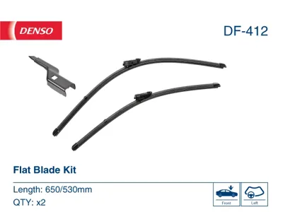 DENSO DF412 Щетка стеклоочистителя  бескаркасная 650530mm (ком-кт)