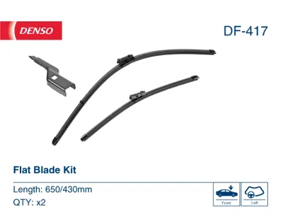 DENSO DF417 Щетка стеклоочистителя  бескаркасная 650430mm (ком-кт)