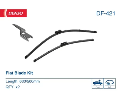 DENSO DF421 Щетка стеклоочистителя бескаркасная 630500mm (ком-кт)