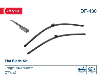 DENSO DF430 Щетка стеклоочистителя бескаркасная 650,600 mm (ком-кт)