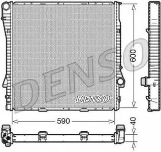 DENSO DRM05112 Радиатор двигателя