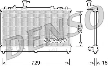 DENSO DRM44028 Радиатор [729x375]