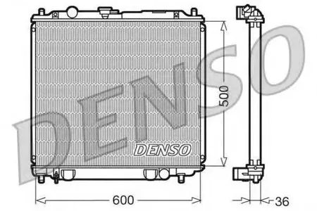 DENSO DRM45014 Радиатор