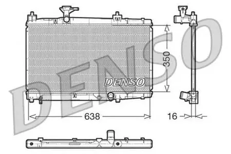 DENSO DRM50007 Радиатор [638x350]