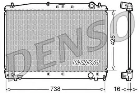 DENSO DRM50033 Радиатор