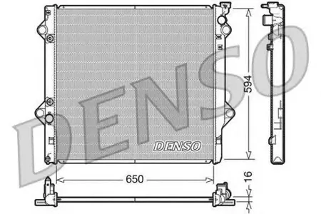 DENSO DRM50036 Радиатор двигателя