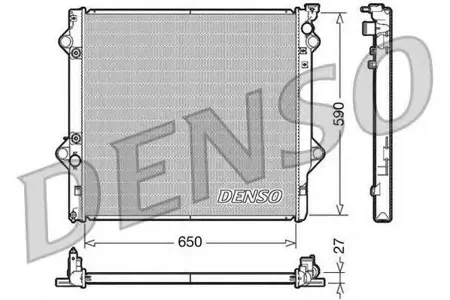 DENSO DRM50047 Радиатор [650x590]