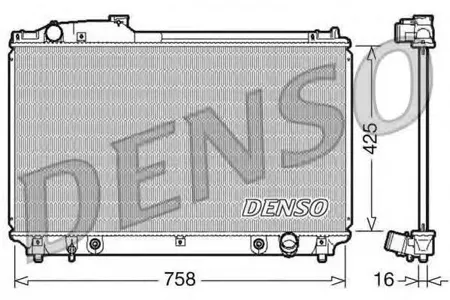 DENSO DRM51003 Радиатор [425758]