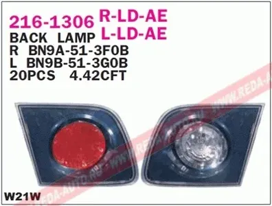 DEPO 2161306LLDAE Фонарь задний левый
