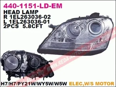 DEPO 4401151LLDEM Фара L