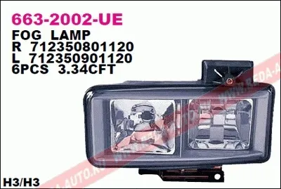 DEPO 6632002RUE Фара противотуманная правая Iveco EUROCARGO 96-02