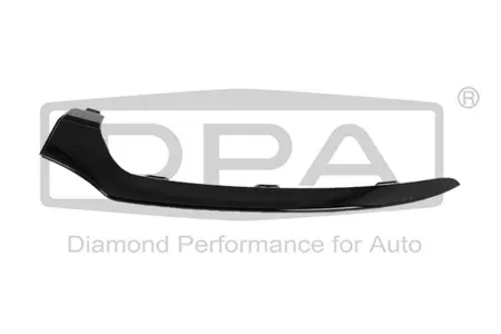 DIAMOND 81018502 Молдинг MB C(W205) перед.бамп.лев.черн.