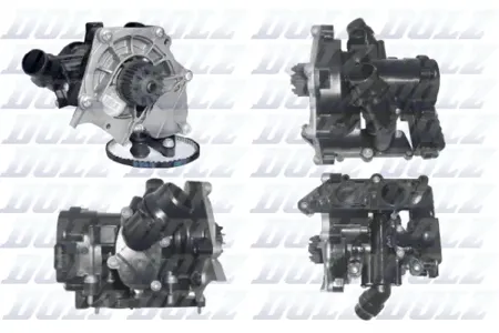 DOLZ A281 Водяной насос VAG 1.8-2.0TFSI (корпус с насосом + модуль управления)