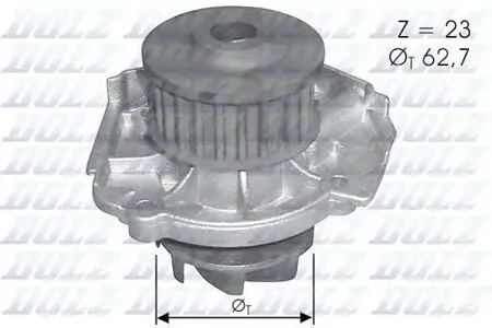 DOLZ S319 помпа Fiat Brava Bravo PuntoStilo, Lancia YYpsilon 1.21.4 97>