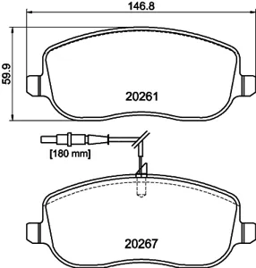 DON PCP1264 Колодки тормозные передние