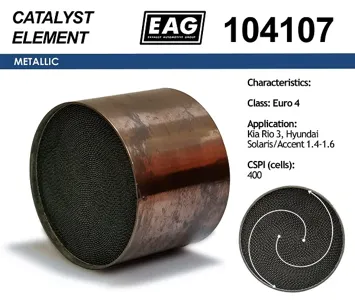 EAG 104107 Каталитический блок Euro 4