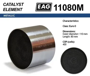 EAG 11080M Каталитический блок металл. 110x80 Euro 0