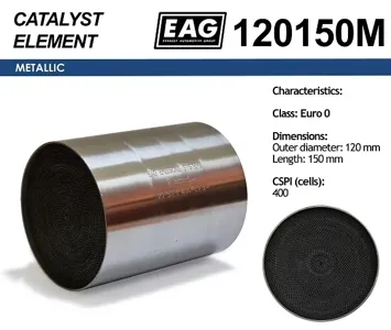 EAG 120150M Каталитический блок металл. 120x150 Euro 0