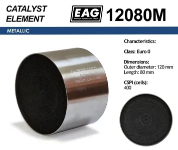 EAG 12080M Каталитический блок металл. 120x80 Euro 0