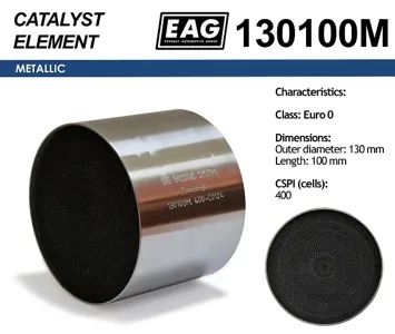 EAG 130100M Каталитический блок металл. 130x100 Euro 0