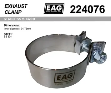 EAG 224076 Хомут глушителя силовой SS304