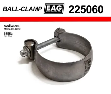 EAG 225060 Хомут глушителя  ball clamp SS304 EAG