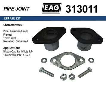 EAG 313011 Фланцевое соединение Nissan Qashkai I Note 1.4-1.6 Primera P12 1.6-2.5