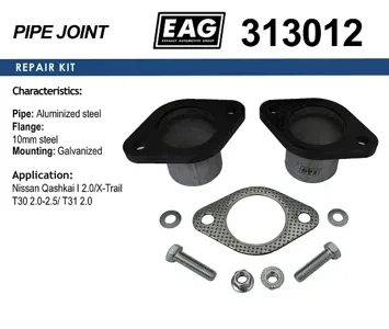 EAG 313012 Фланцевое соединение Nissan Qashkai I 2.0 X-Trail T30 2.0-2.5 T31 2.0