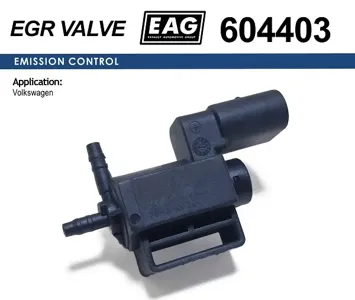 EAG 604403 Клапан VW Golf V Jetta III Touran Tiguan 1.4 TSI электромагнитный