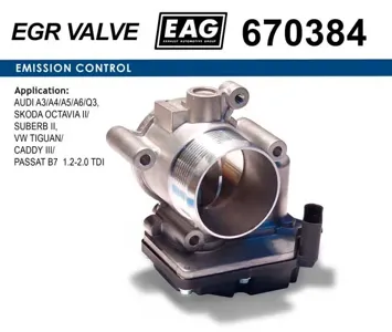 EAG 670384 Заслонка дроссельная