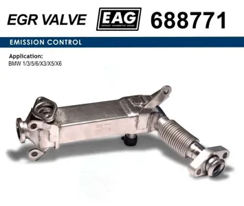 EAG 688771 Радиатор BMW X5(E53)X5(E70) охлаждения EGR