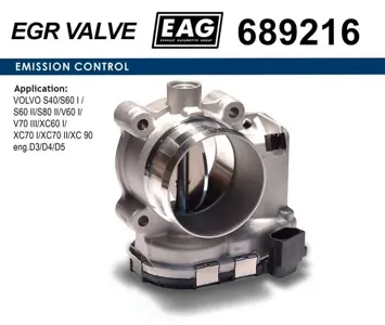 EAG 689216 Дроссельная заслонка Volvo S40S60 I S60 IIS80 IIV60 IV70 IIIXC60 IXC70 IXC70 IIXC 90 I eng.D3D4D5 EAG
