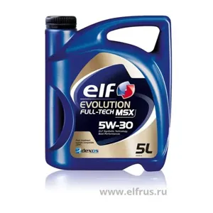 ELF 213932 Моторное масло EVOL. FULLTECH MSX 5W30 5L аналог 194904