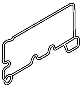 ELRING 012300 Прокладка теплообменника man d28652876 + maz-man