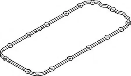 ELRING 409880 Прокладка поддона двигателя Opel Astra Corsa Vectra 1.41.6 16V 93>