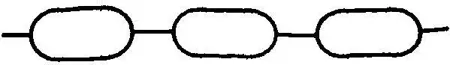 ELRING 413900 Прокладка коллектора VAG   A4A5A6A8 Passat 97- 2.4-3.0 впуск. (мин. 2 шт.)