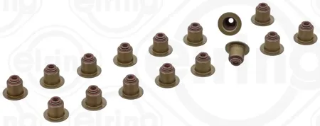 ELRING 530070 К-кт масл.съём.колпачков (К-кт из 16-ти шт.) цена за к-кт