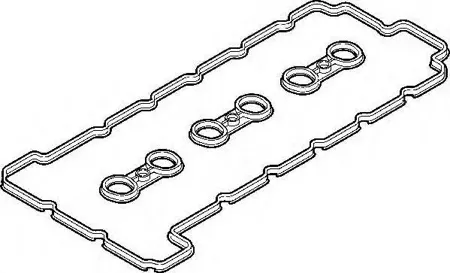 ELRING 584950 Прокладка клапанной крышки BMW E90E91E92 2.5 N52B25C 05>