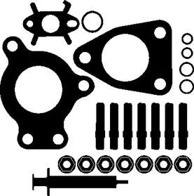 ELRING 715381 Монтажный комплект турбины ren avantime Espace iv Laguna iivel satis 2.2d (g9t) 01